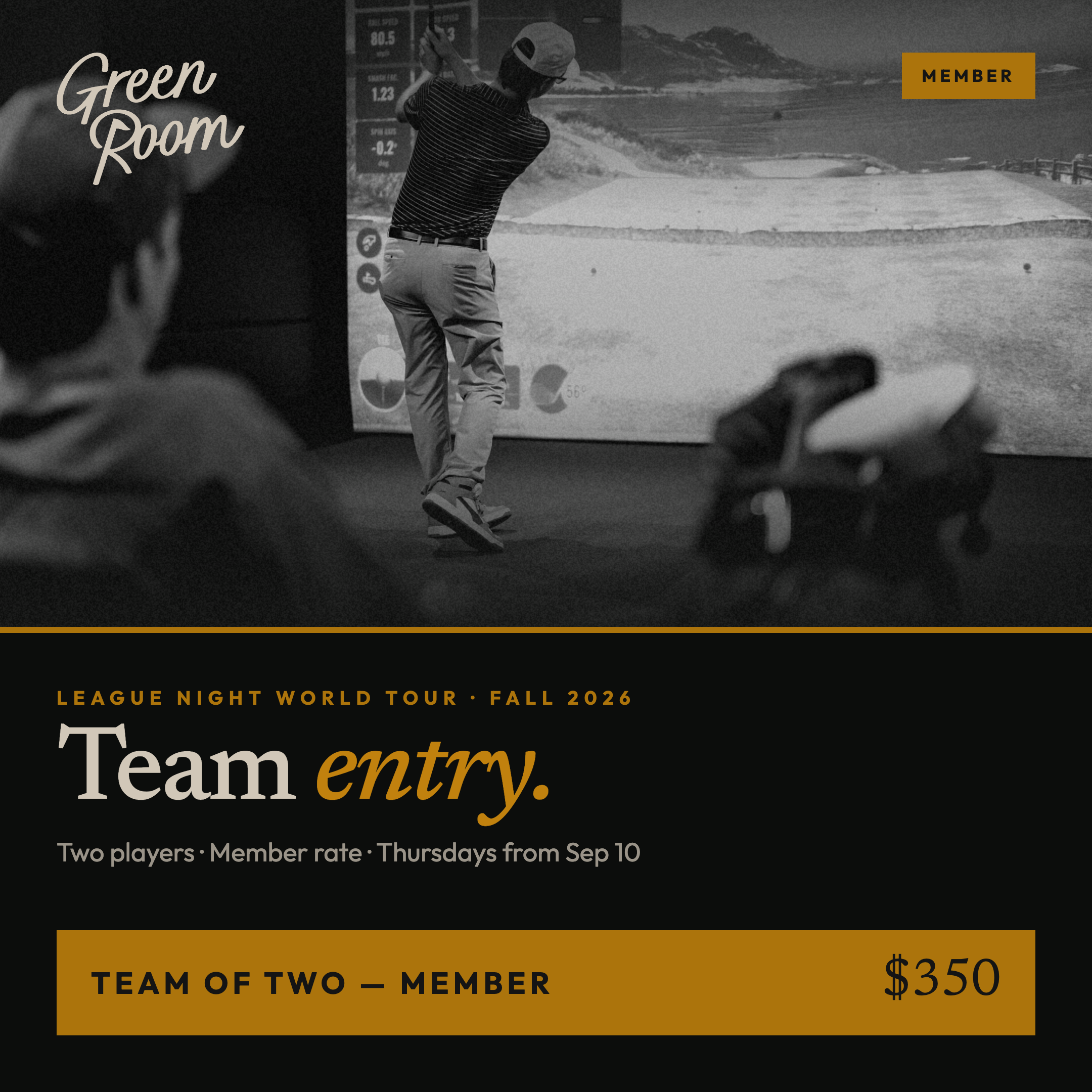 Green Room League Registration – Fall 2026