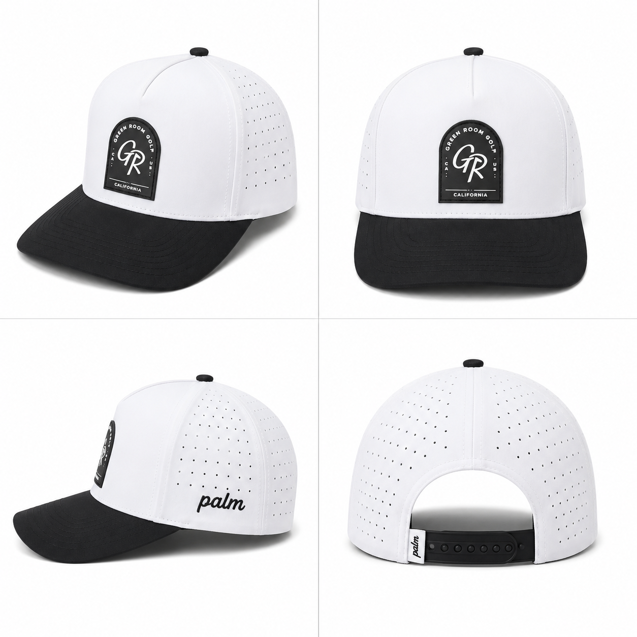 Green Room Golf Rope Hat - Black & White