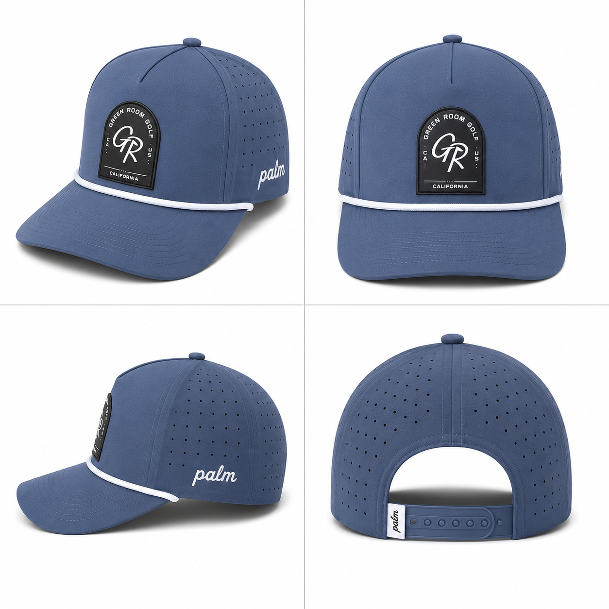 Green Room Golf Rope Hat - Slate Blue