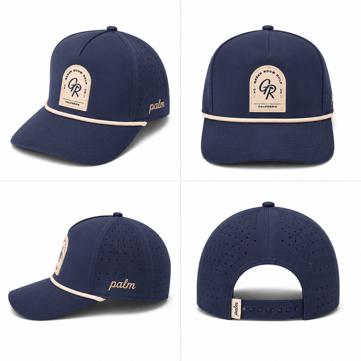 Green Room Golf Rope Hat - Navy
